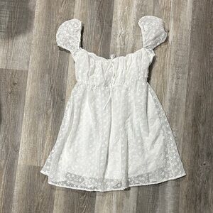 Lucy in the Sky White Mini Dress